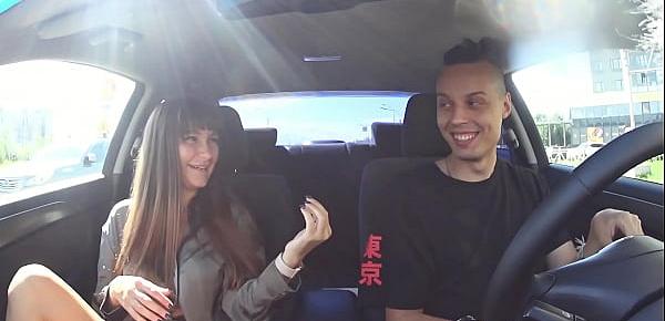  FAKE TAXI WITH A GIRL FROM EXCORT